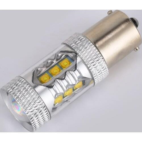 1PCS 1156 Ba15s 80W 3535 SMD Cree LED Lighting Turn Signal Lights Tail light Reverse Light Backup Light For Car