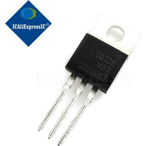 10PCS MBR20200CT MBR20200 TO220 TO-220 20200CT new original In Stock