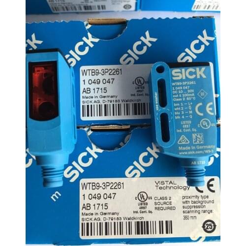 100% New Original SICK Photoelectric Switch WTB9-3P2261 WTB9-3P2461 WE9-3P2430