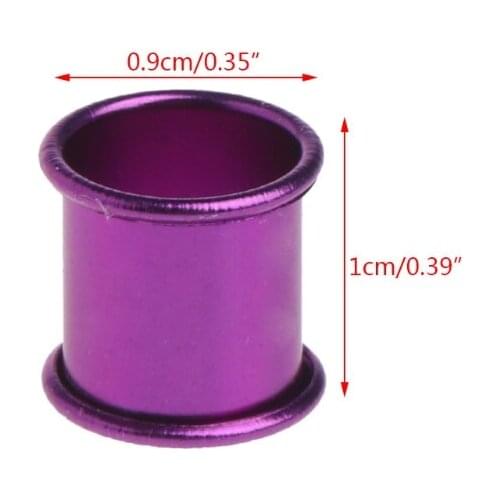 100PCS Aluminum Pigeon Bird Foot ring Identification Race pigeons color tools HX6D