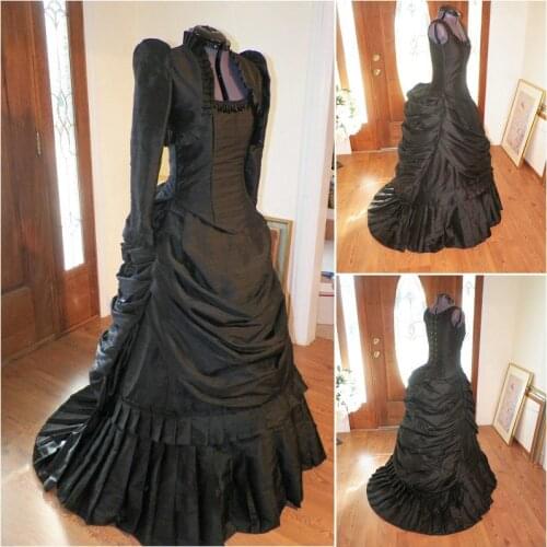 1860S Victorian Corset Gothic/Civil War Southern Belle Ball Gown Dress Halloween dresses CUSTOM MADE R452