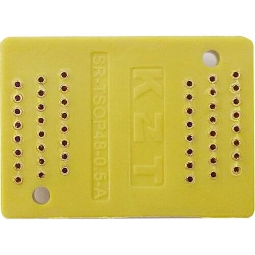 2 pcs / lot Pin Board TSOP48-0.5 Interposer Board Receptacle Pin Adapter Plate Burn in Socket Test Socket Plug pin Allsocket