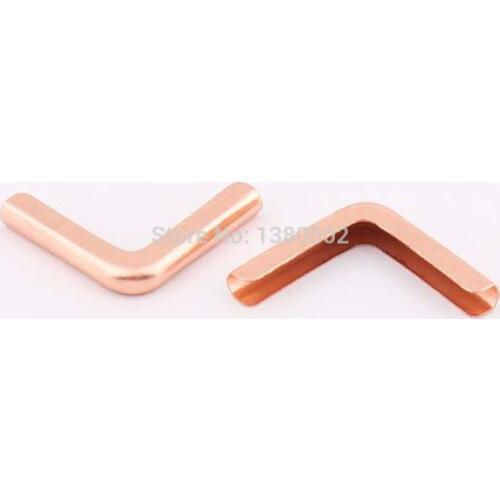 30pcs/lot 30mm Rose Gold Color Metal Corner Protector Book Scrapbook Album Corner For Antique Book