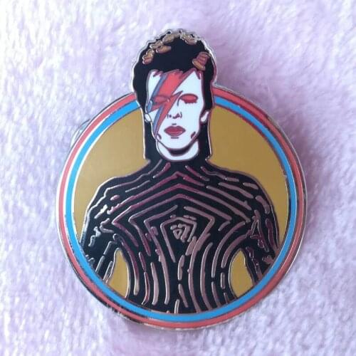 Rock Legend David Bowie Pin Badge