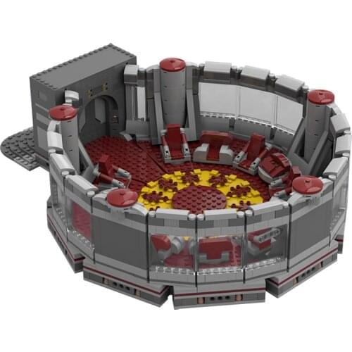 J'hedeyes High Council Chamber House Star Conference Building Blocks Bricks DIY Creative Model Toys Children Gift