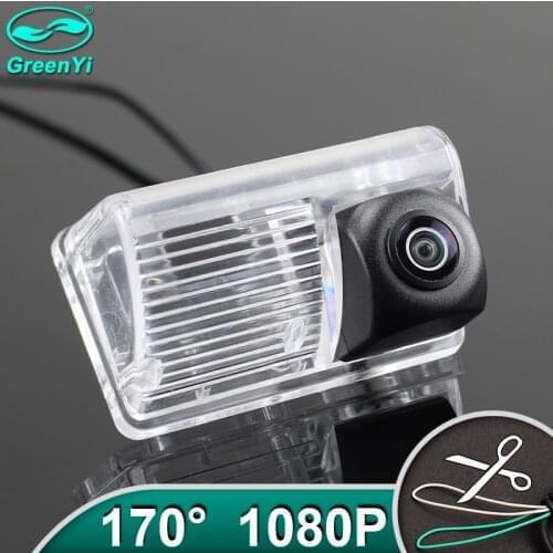 GreenYi AHD 1080P 170 ° Fisheye Lens Vehicle Rear View Camera For Toyota Corolla Sedan BYD F3 F3R S6 M6 Lifan 620 sedan X60 Car