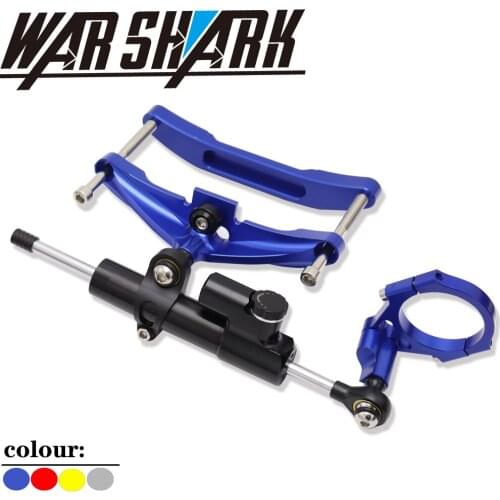 Motorcycle Steering Stabilize Damper Bracket Mount CNC Fit FOR YAMAHA FZ1 FAZER FZ1-N 2006 2007 2008 2009 2010 2011
