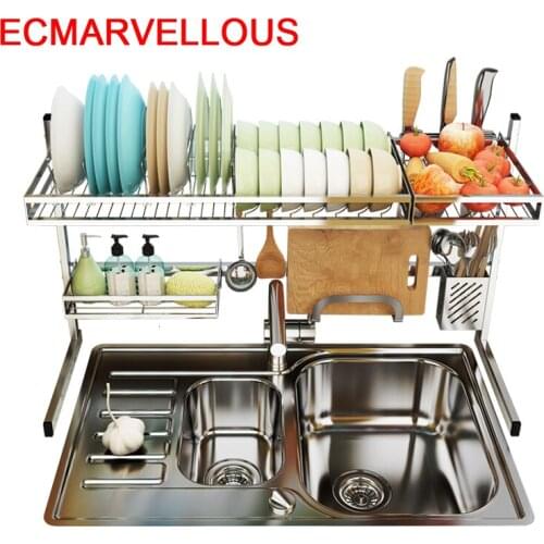 Malzemeleri Escurridor Platos Dish Drying De Rangement Stainless Steel Cuisine Cozinha Mutfak Cocina Organizador Kitchen Rack