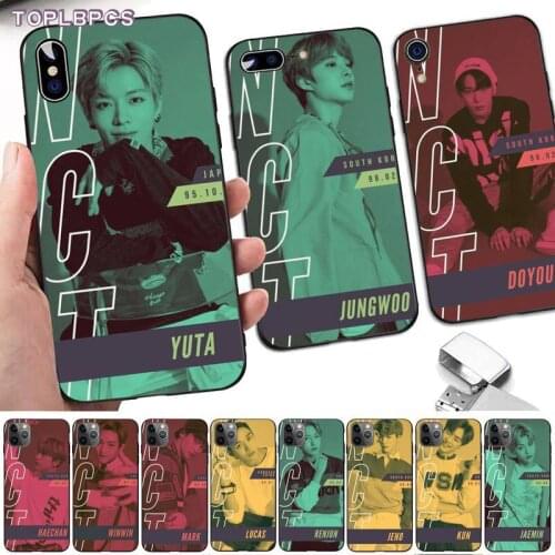 TOPLBPCS kpop NCT 127 Neo Zone Soft Phone Cover for iPhone 8 7 6 6S Plus X 5 5S SE 2020 XR 11 pro XS MAX