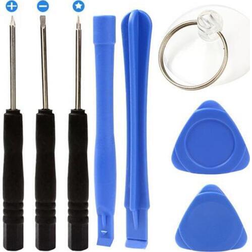 1000 sets DHL For Cell phone Screw Driver Pry Opening Tool Kits For iPhone Fix Repair Tools Set 8 in 1