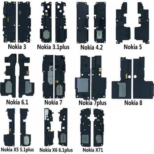 New Loud Speaker Buzzer Ringer Flex Replacement Parts For Nokia 3 3.1plus 4.2 5 6.1 7 7plus 8 X5 5.1plus X6 6.1plus X71