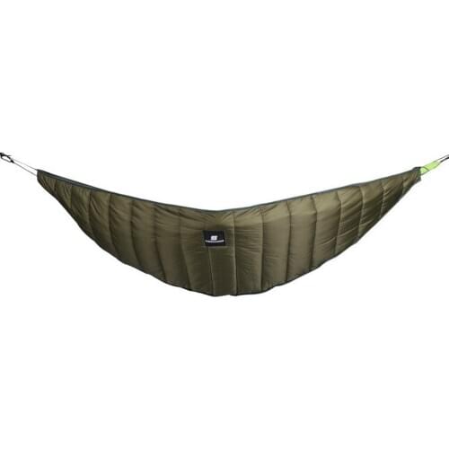 Outdoor Ultralight Camping Hammock Thick Hammock Underquilt Full Length Winter Warm Cover Windproof Warm Hammock Cotton Cover