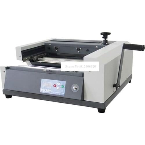 PB-380 Gluing Machine A4 Size Hot Melt Adhensive Colloidal Particles Glue Binding Machine For Photo Album Book Paper Binder
