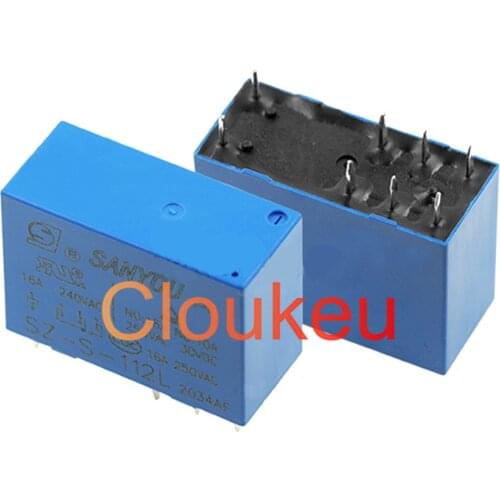 100Pcs Relay SZ-S-105L 112L 124L 5V 12V 24V 16A 8pin OZ-SS HRM2H-S SMIH-S