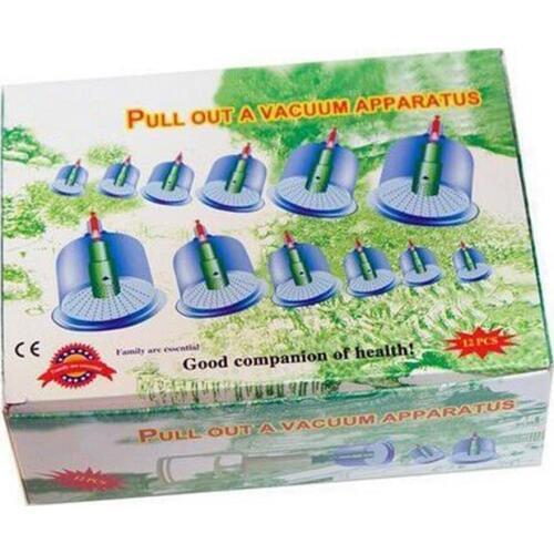 12 pcs/Set Chinese Medical Vacuum Body Cupping Set Portable Massage Therapy Kit Body Relaxation Massage Set Health care Product
