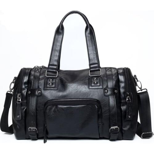 2020 New Style Mens Bag MENS Handbag MENS Real-leather Bag MENS Travelling Bag Korean-style Outdoor Bag Large Bag