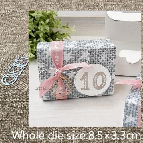 New Design Craft Metal stencil mold Cutting Dies 3pcs bell frame decoration scrapbook die cuts Album Paper Card Craft Embossing