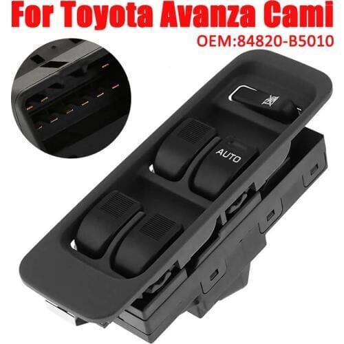 Electric Power black durable car Window Master Switch For Toyota Avanza Cami Duet Daihatsu Sirion Serion 84820-B5010
