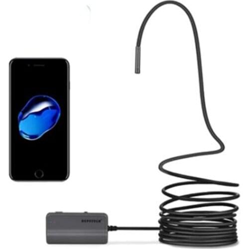 2MP 1080P Wireless WIFI Endoscope Camera CMOS Borescope 5m Digital Microscope