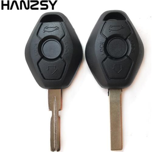 3 buttons Remote key Case For BMW E46 E38 E39 X3 X5 Z3 Z4 1 3 5 6 7 Series Replacement Car Key shell Cover Fob HU58/HU92 Blade