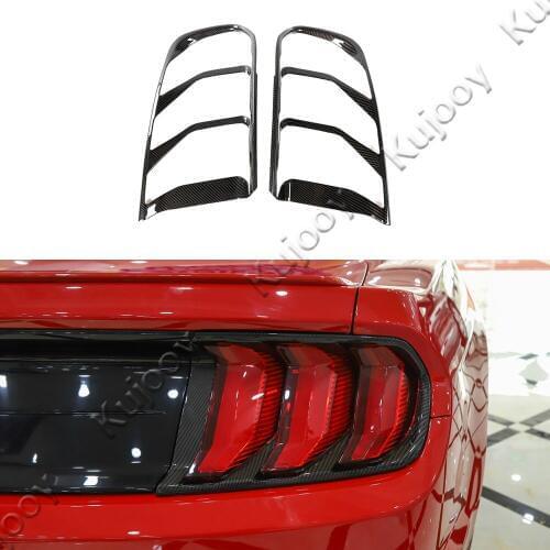 For Ford Mustang 2018+ Car Tail Light Rear Lamp Decoration Frame Cover Sticker Trim Car Styling