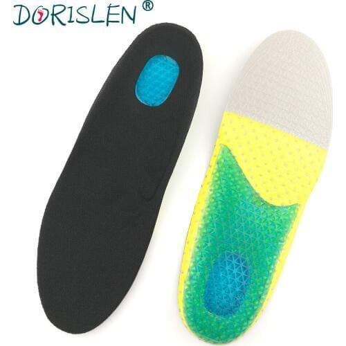 DORISLEN Gel Orthopedic Insoles Honeycomb Heel Shock Absorption Sport Insole