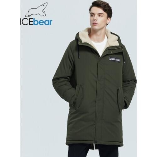 ICEbear 2020 New mens Winter Jacket stylish Shorts Coat Windproof and Warm Male Brand Clothing MWC20887D