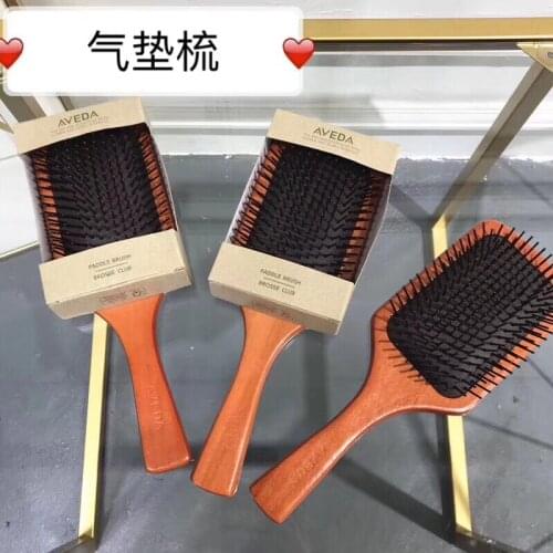 For aveda Massage Comb Gasbag Anti Static Hair Air Cushion Hairbrush Wet Curly Detangle Hair Brush forSalon Hairdressing Styling