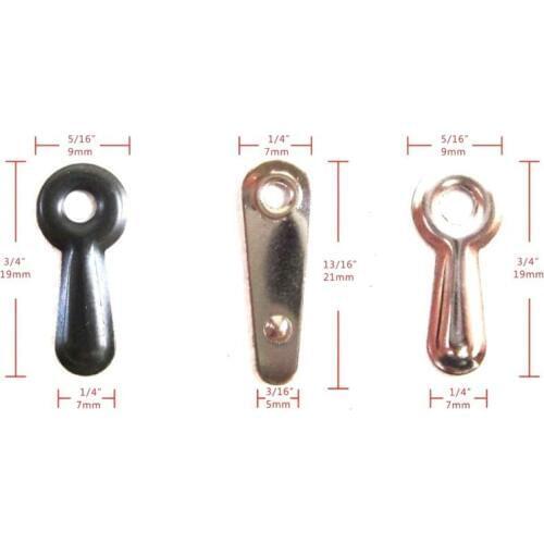 100pcs Metal Picture Photo Mirror Frame Back Backboard Turnbutton Turn Button Rotate Lock Fixing Clear Transparent