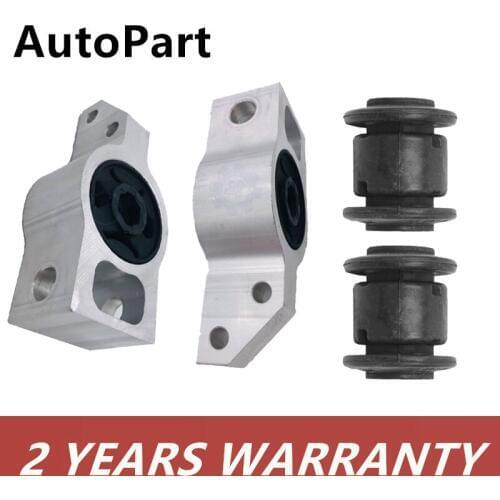 NEW 4PCS Aluminum Control Arm Bushing Bracket Strut Triangle Arm Mounts Set For VW CC Passat B6 B7 Tiguan 3C0199231 3C0 199 297D