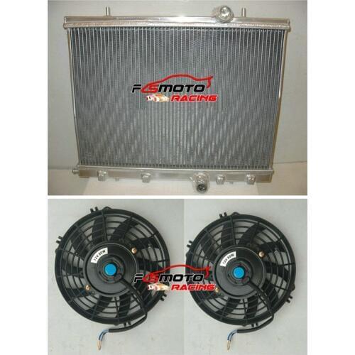 New High-quality Fit For Peuguot 206 2.0L GTI RC S16 Manual MT All Aluminum Racing Radiator+FAN
