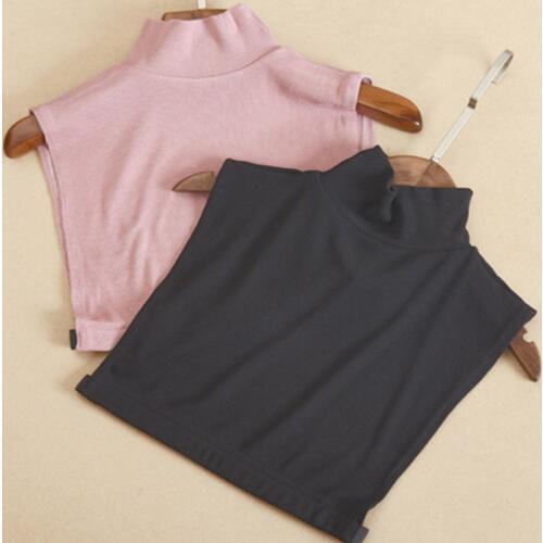 High Quality warm scarf Colorful striped Faux Cols Chiffon Fake collar Tie Womens Fake Collar Female Spring Winter Shirt