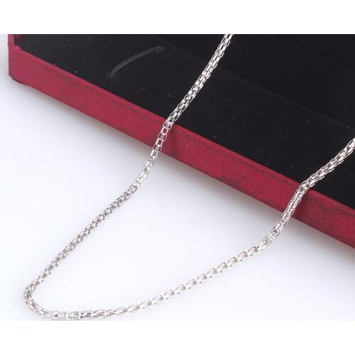 Width 3mm length 50cm lantern chains 316L Stainless steel Necklace for men women jewelry wholesale