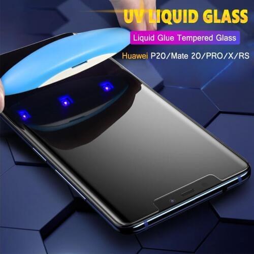 UV Glass Tempered Screen film Protector Nano Liquid Suitable For Huawei Mate 20 P20 P30 Pro Lite Full Screen Protective Film