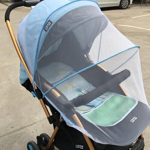 IN STOCK Baby Stroller Mosquito Net Full Insect Cover Summer Mosquito Net Baby Stroller Pushchair Mosquito Insect Shield Net