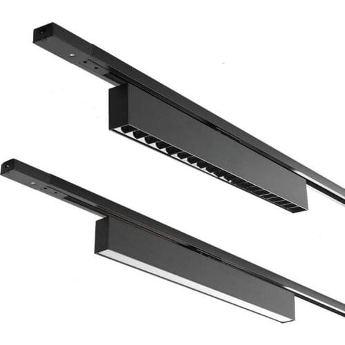 Indoor Home Lighting AC85V-265V 10W 20W 30W 40W LED Track Light Spotlight 110V 220V Rail Lamps for Clothing Shoes Shop