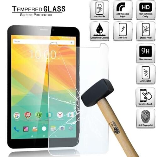 Tablet Tempered Glass Screen Protector Cover for Prestigio Grace 3118 3G 8 incn Anti-Screen Breakage HD Tempered Film
