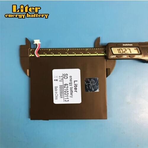 3.7 V 62103113 8000mah tablet pc 7 inch lithium polymer li-ion rechargeable battery lipo battery