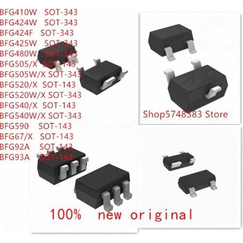 50PCS/LOT BFG410W BFG424W BFG424F BFG425W BFG480W BFG505 BFG505W BFG520 BFG520W BFG540 BFG540W BFG590 BFG67 BFG92A BFG93A