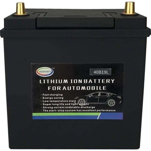 40B19L/R LiFePO4 Battery 12V Lithium Phosphate ion Battery 750CCA Size-196*127*202mm LiFePo4 Battery For Car Auto Automobile