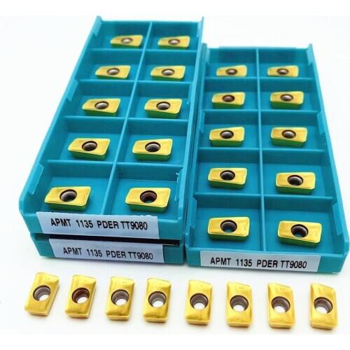 APMT1135 PDER TT9080 carbide inserts can be indexable high-quality milling inserts APMT 1135CNC lathe parts tools APMT