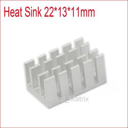 Free Shipping 20pcs HeatSink Heat Sink Radiator 22*13*11mm Small Radiator - Silver