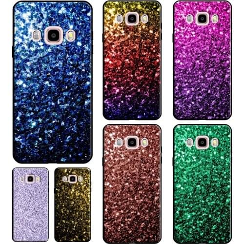 Aqua Blue Rainbow GLITTER SPARKLES For Samsung Galaxy A5 A3 J3 J7 J5 2016 2017 J4 J6 J8 A8 A6 Plus J2 Core 2018 Phone Cover