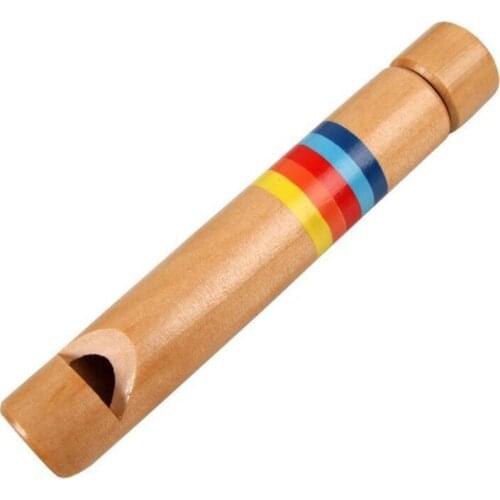 Wooden Train Slide Whistle Kids Montessori Baby Music Toys Instrument For Children 2 3 4 5 6 Years Old