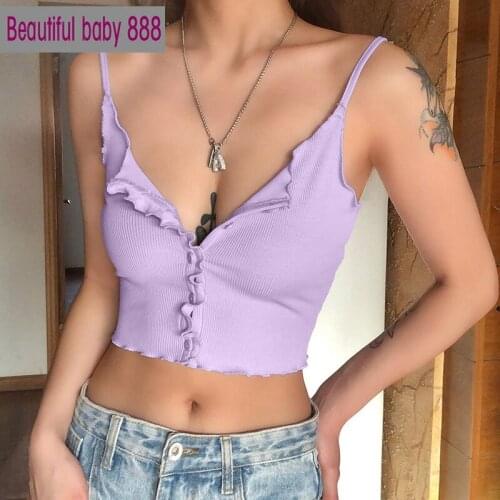 Meqeiss elegant laciness camisole croptop female mujer pure sleeveless spaghetti strap 2021 kpop simple street casual tank top