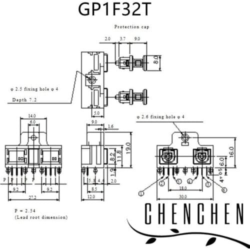 GP1F32T DIP3 100% New Original