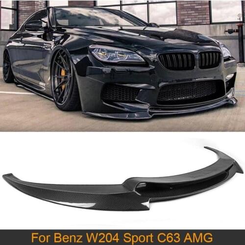 Carbon Fiber Front Bumper Lip for BMW 6 Series F06 F12 F13 M6 Sedan Convertible Coupe 2014-2017 Car Front Bumper Lip Spoler FRP
