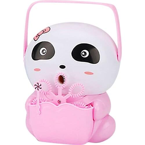 Bubble Machine toy Portable Automatic Bubble toy Blower With Music And Light （100mL）bubbles toy for kids gun