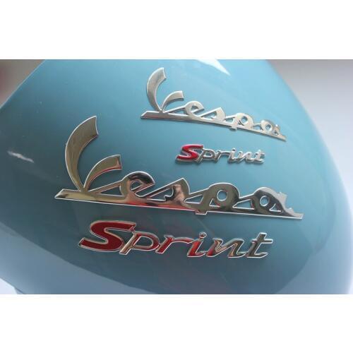 Motorcycle Sticker 3D vespa sticker silver sticker Decal Carbon 3D for piaggio Vespa sprint sticker