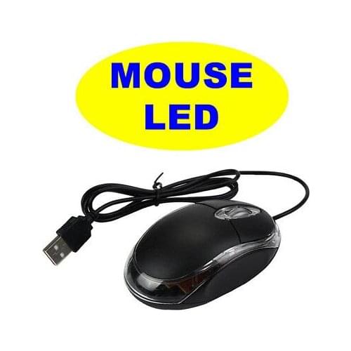 Mouse USB 2.0 optical wire LED light PC Computer Notebook WINDOWS VISTA 7 8 10 99 S0338 sent from Italy